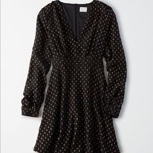 Dee Elly/American Eagle Gold Dot Dress